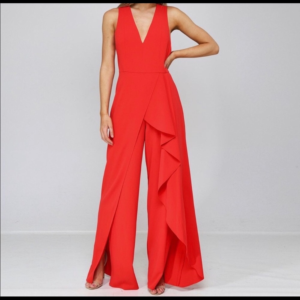 Alice & Olivia Maxie Detail Jumpsuit